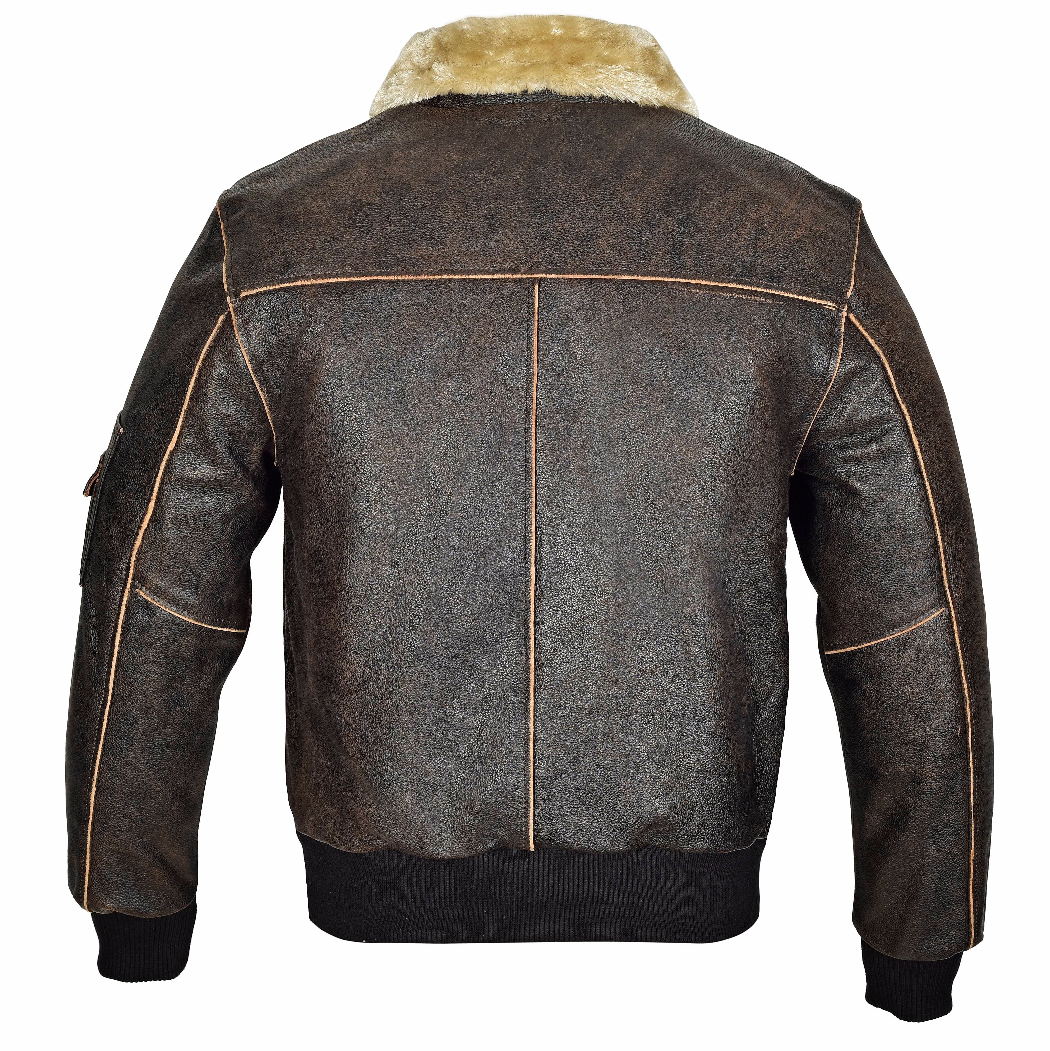 Lederjacke Fellkragen Herren