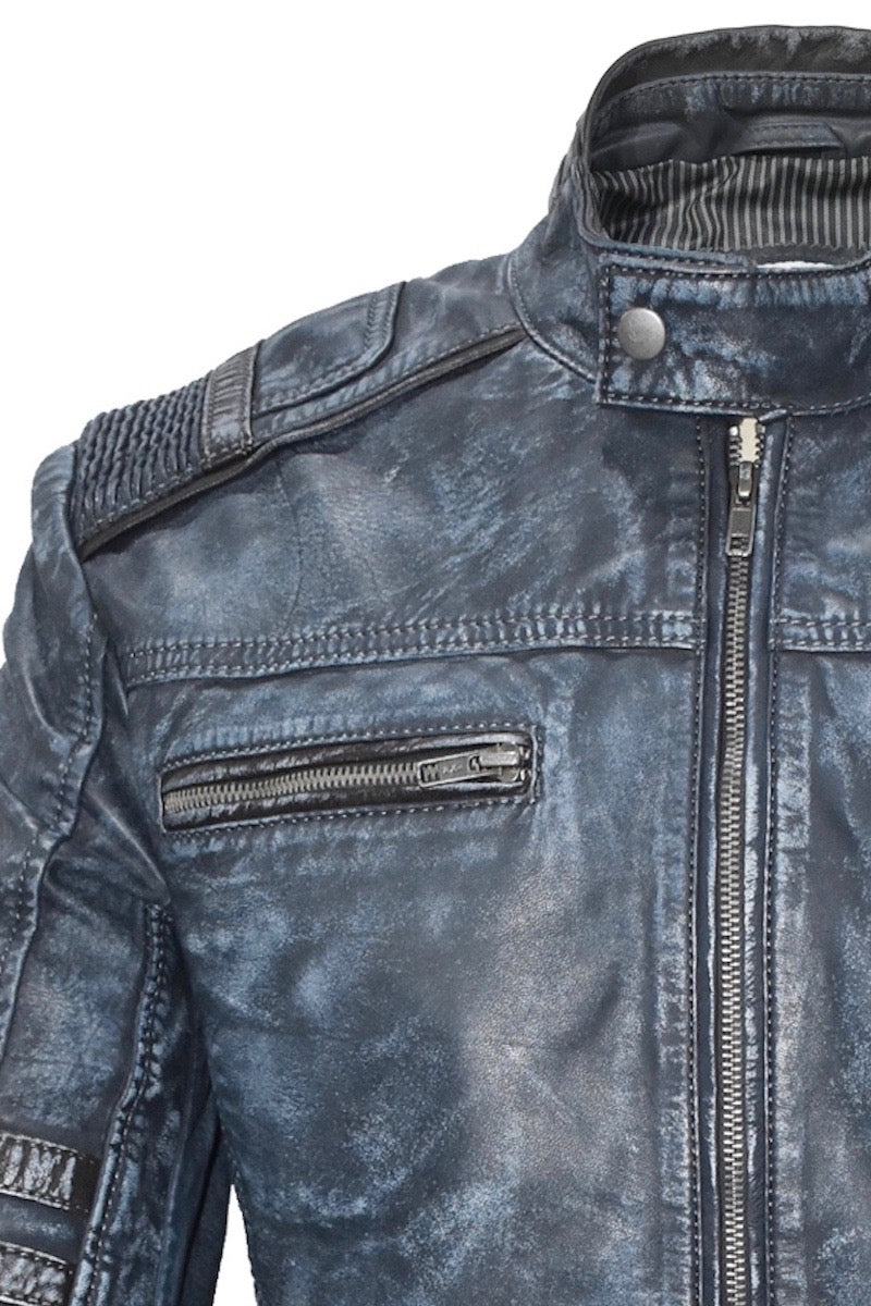 Lederjacke Herren leicht in Vintage