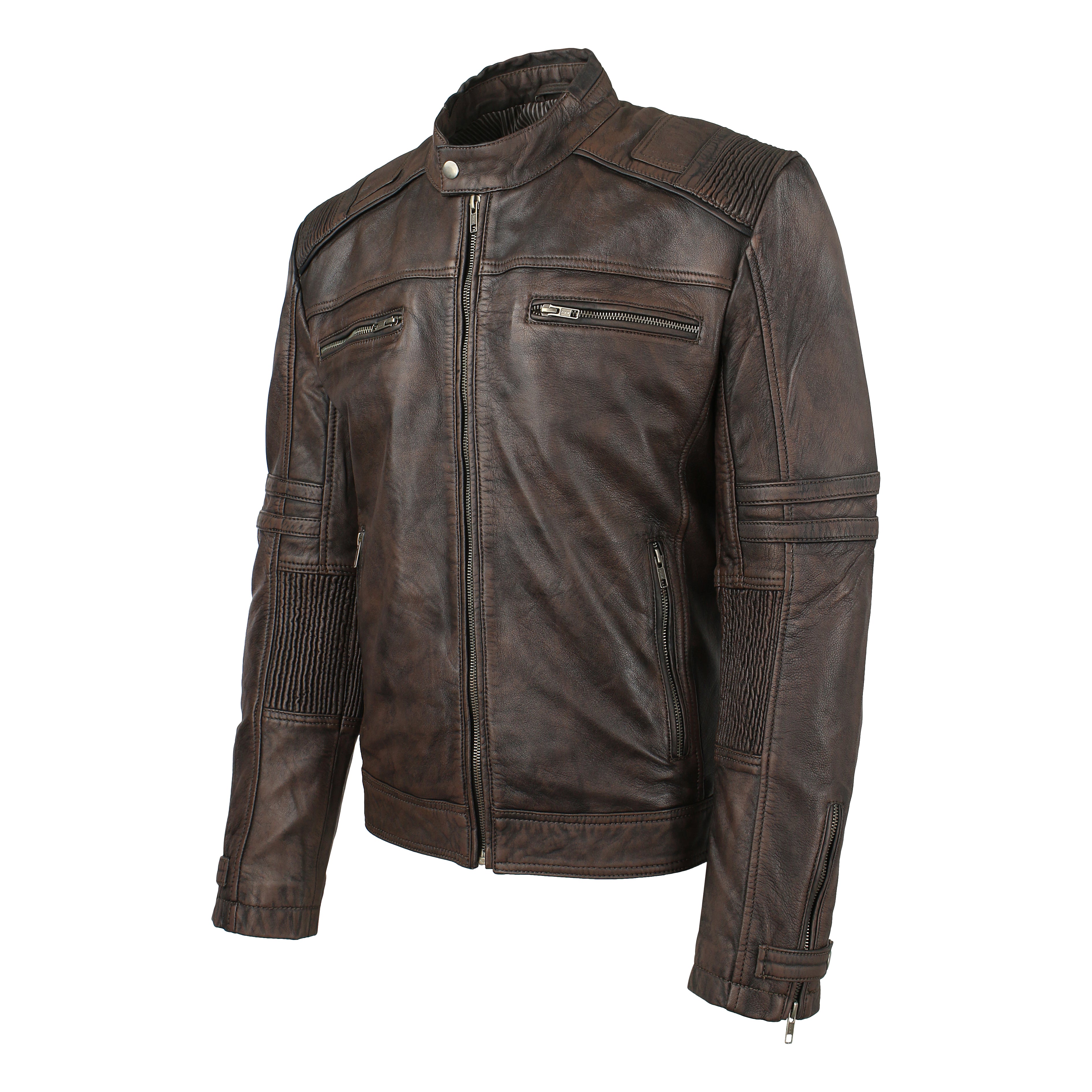Lederjacke Herren leicht in Vintage