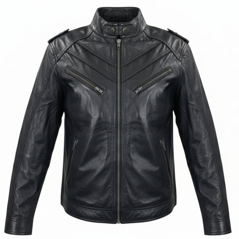 Leichte Lederjacke Herren