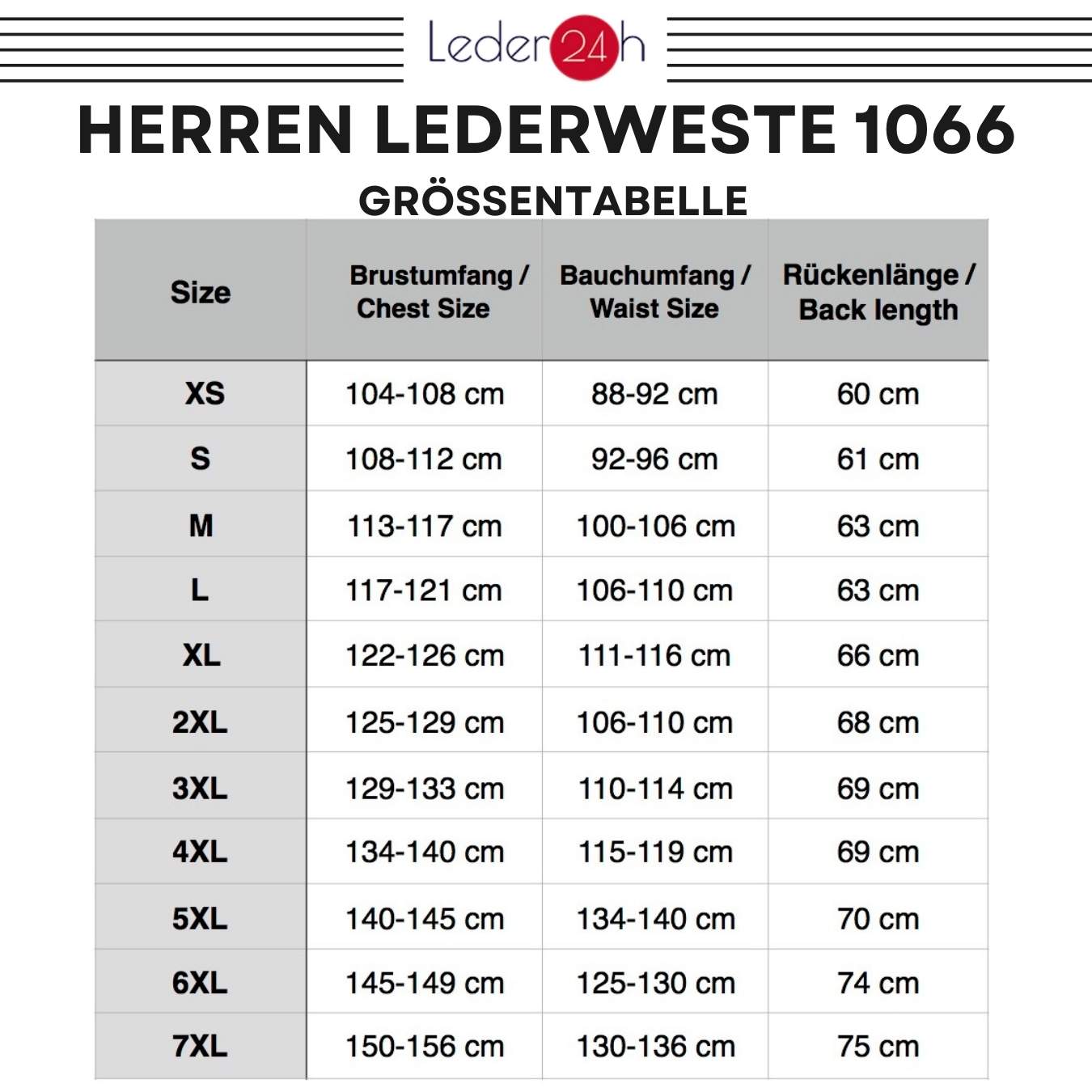 Rockabilly Lederweste Herren