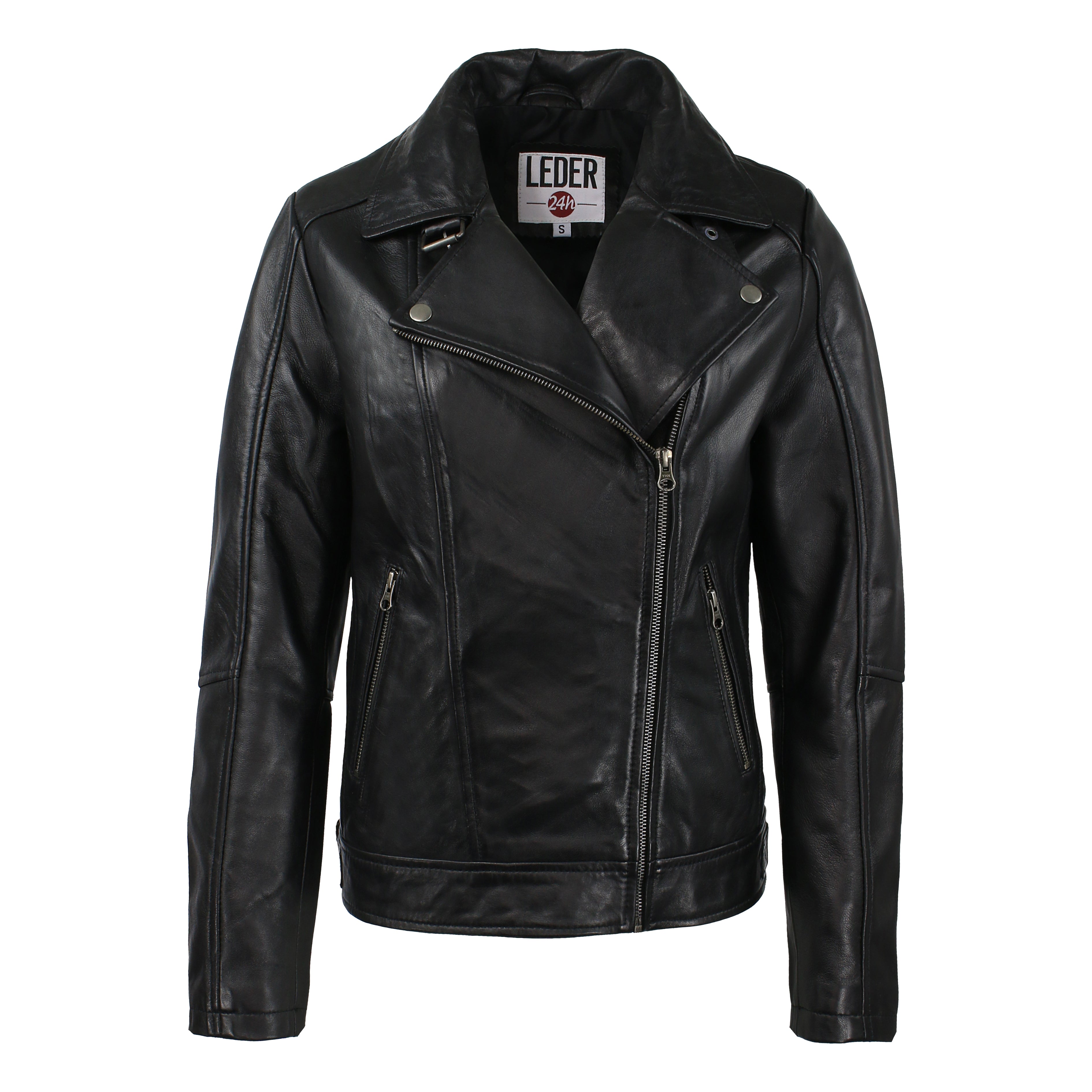 Exklusive Lederjacke Gelb Damen