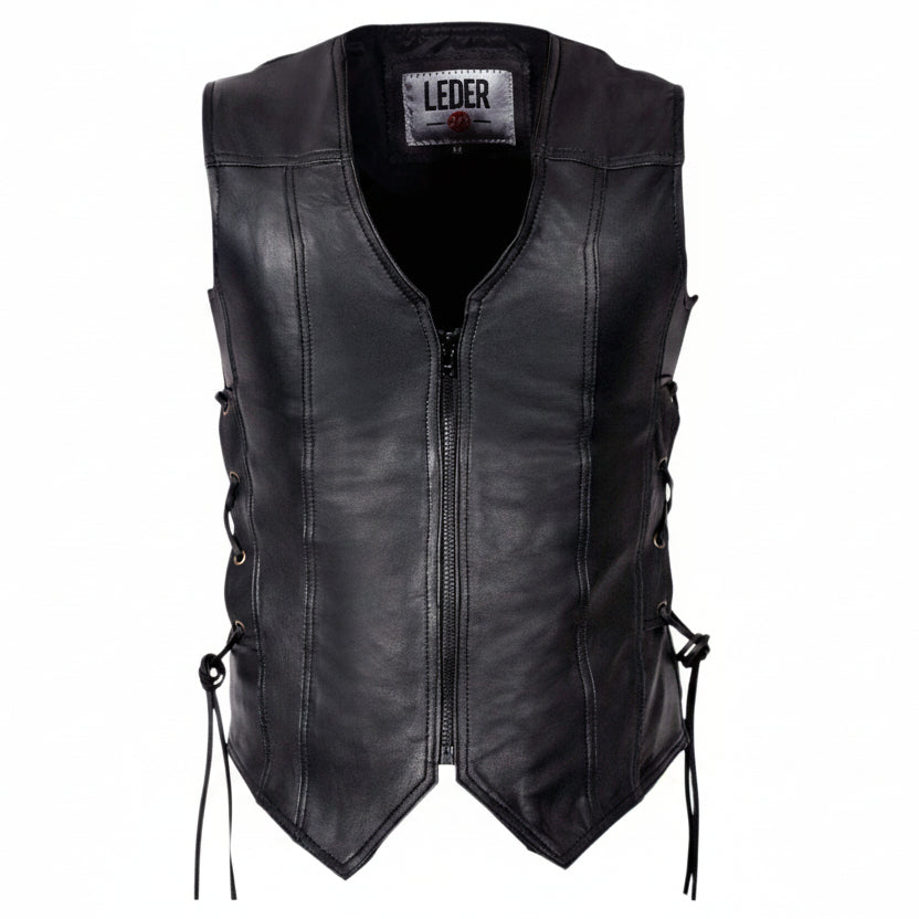 Luxuriöse Lederweste Damen