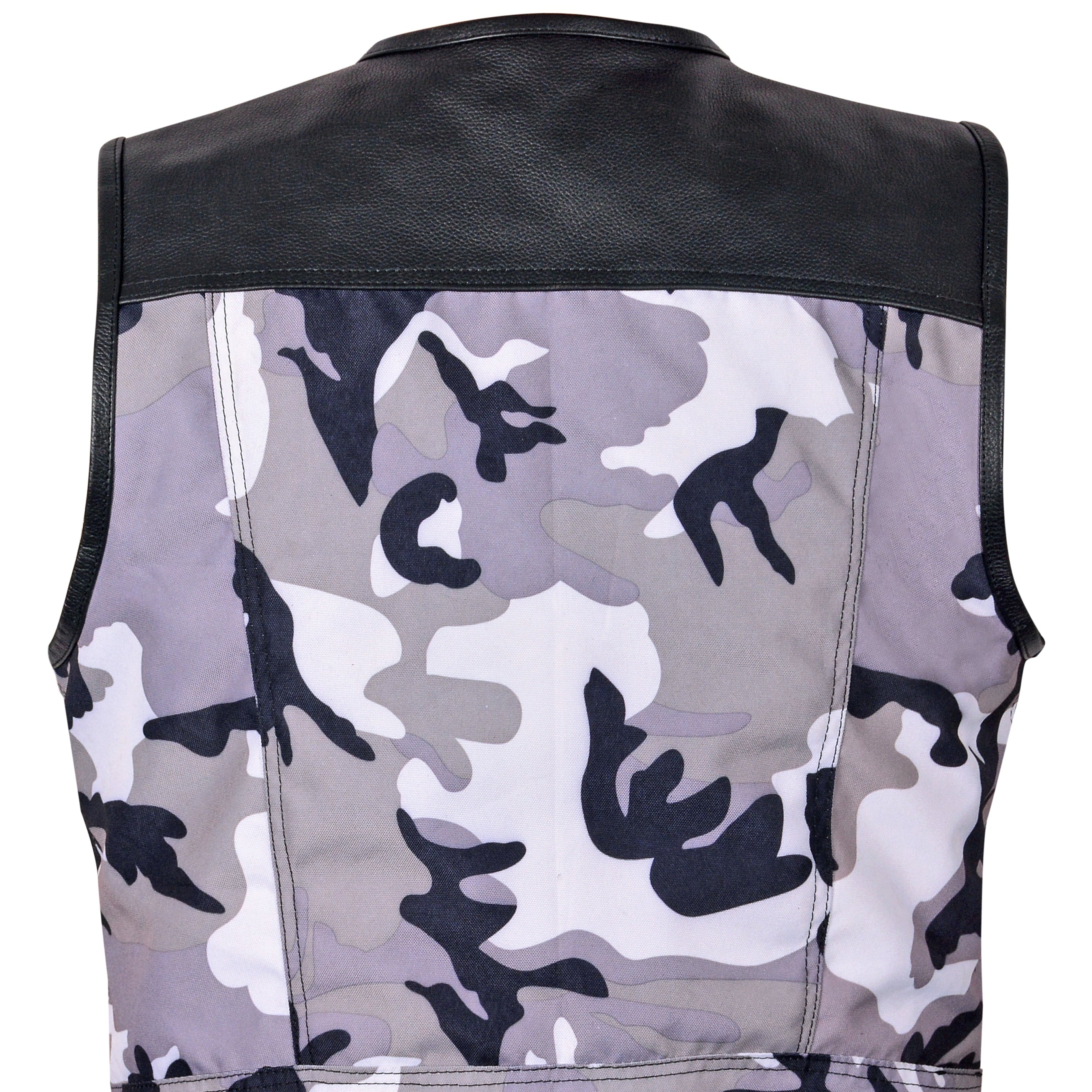 Leder Camouflage Weste