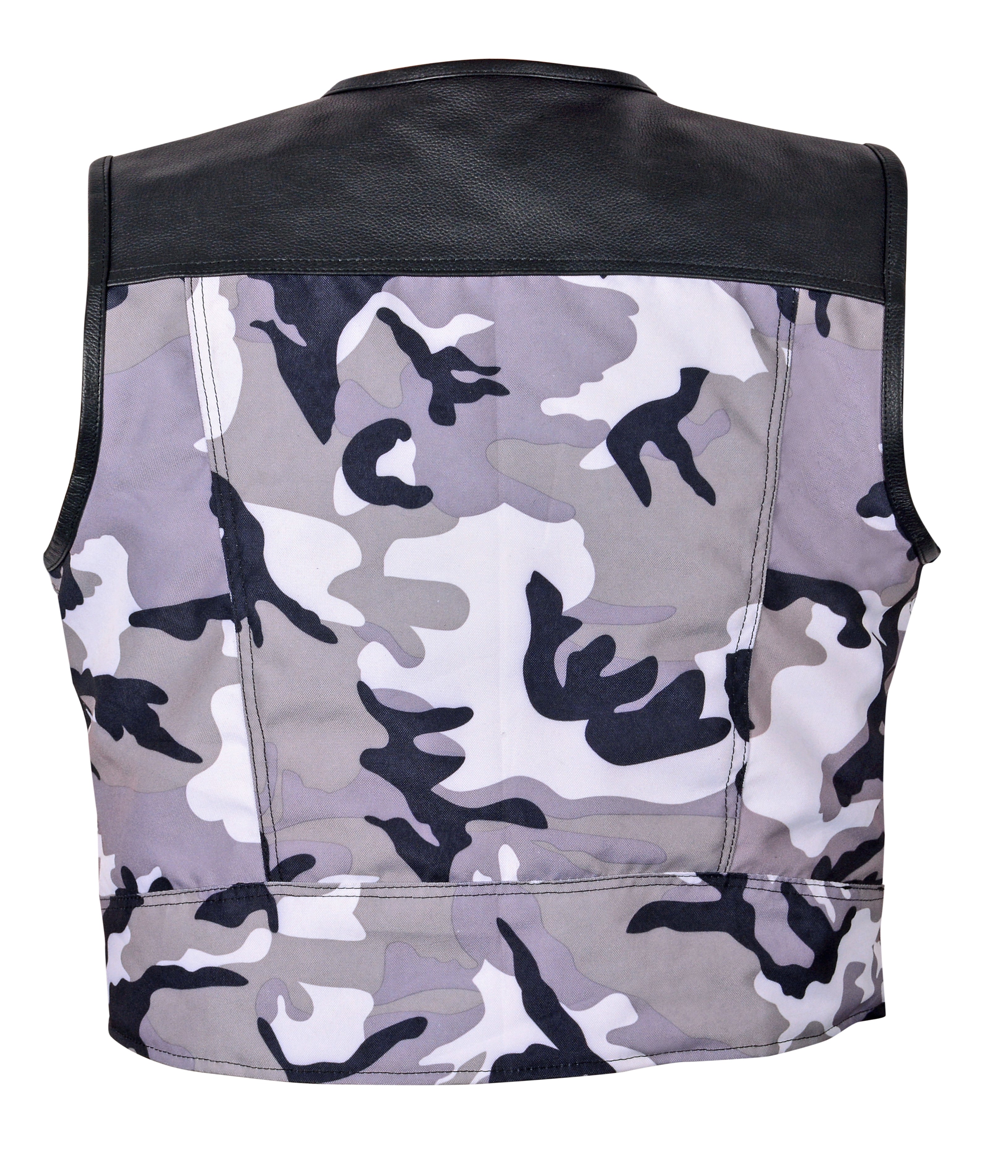 Leder Camouflage Weste