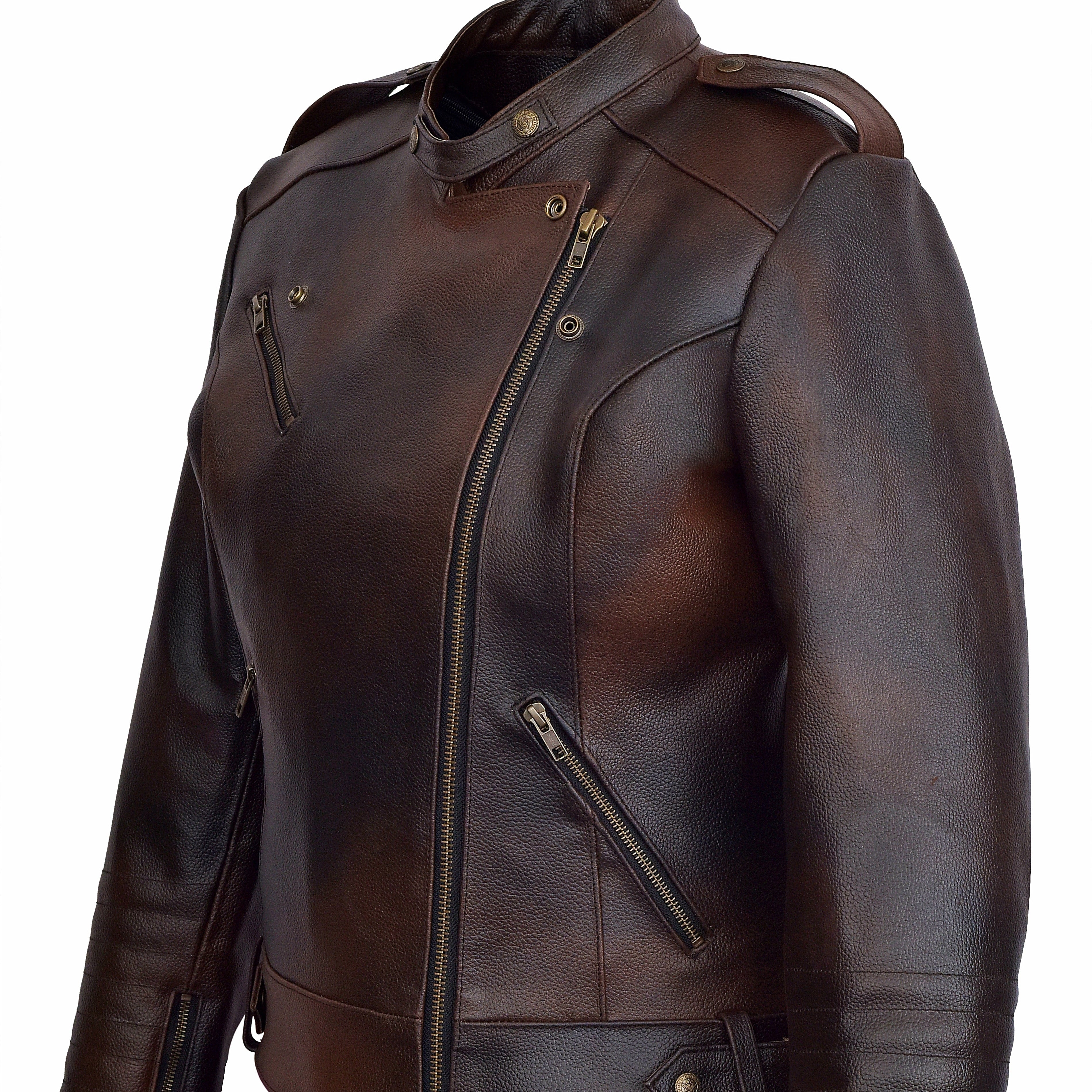 Motorrad Lederjacke 2004