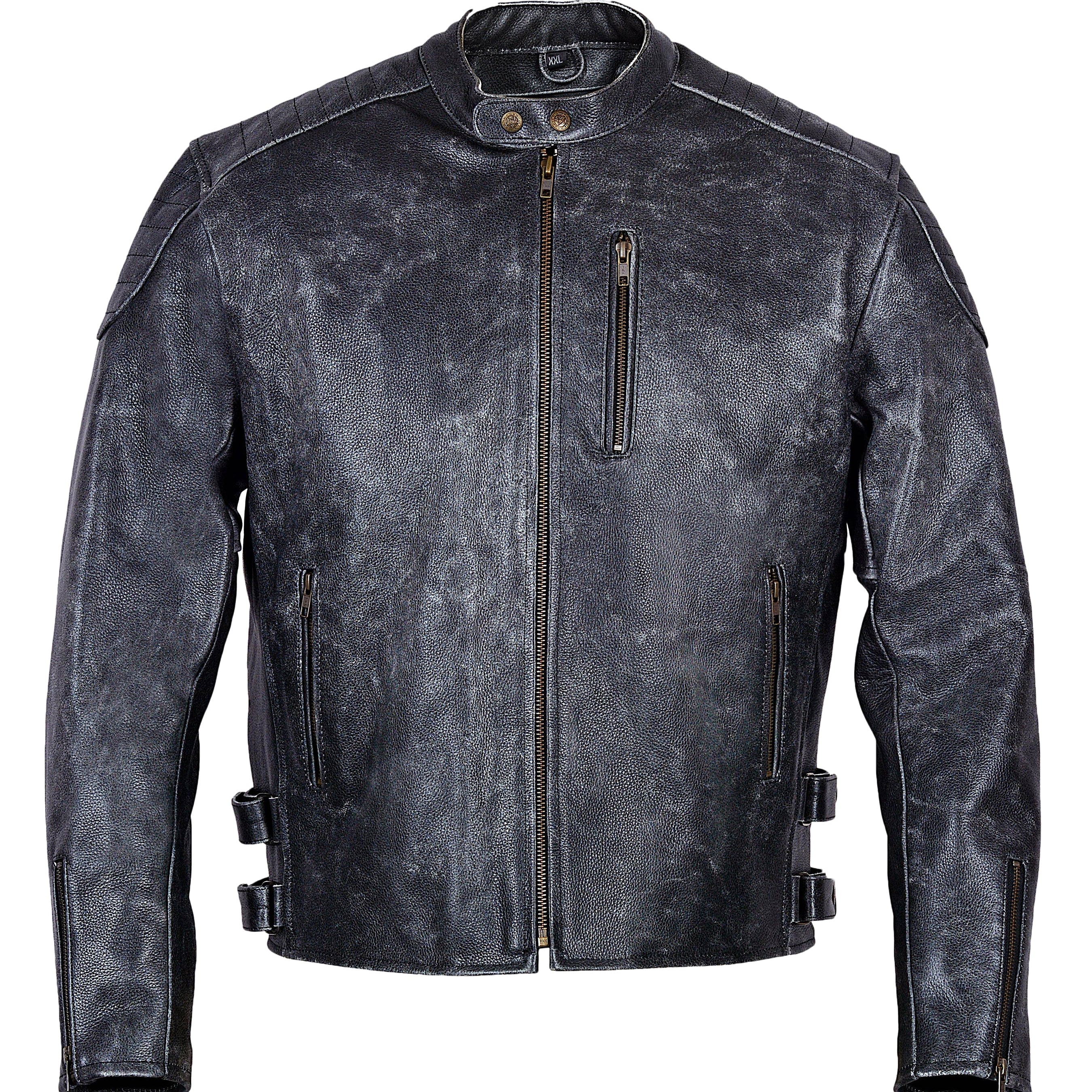 Lederjacke Sachwarz Herren