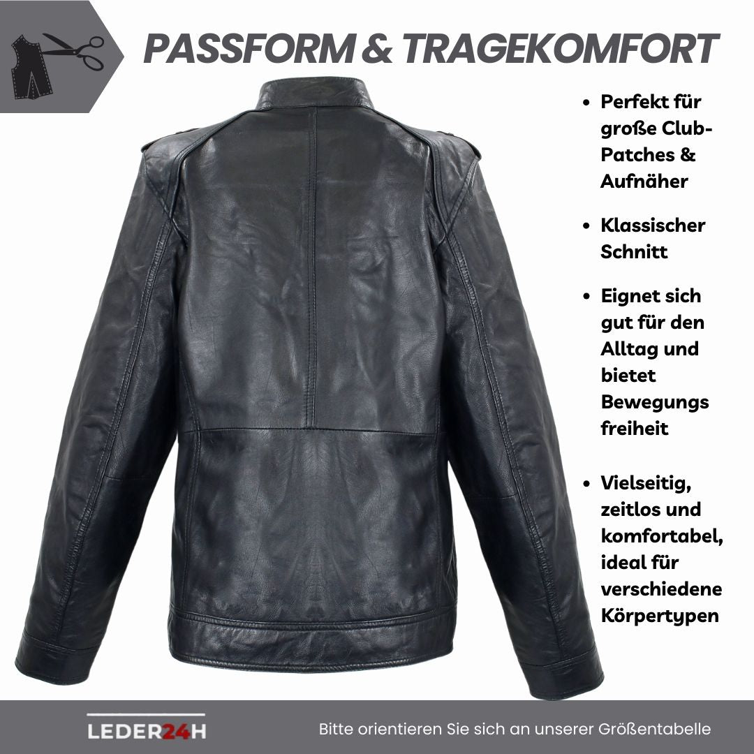 Leichte Lederjacke Herren