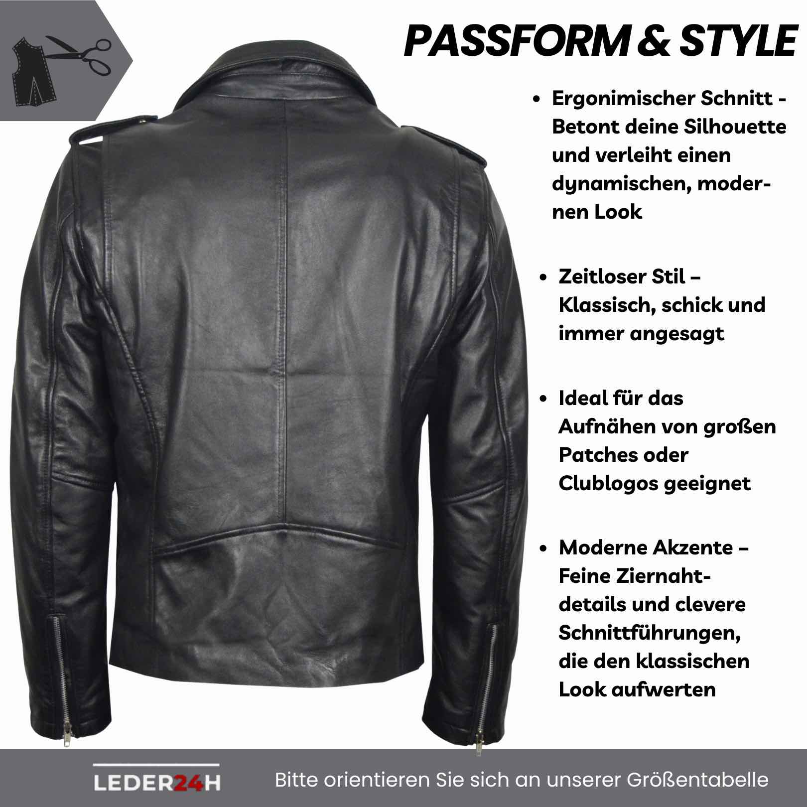 Motorrad Lederjacke Herren