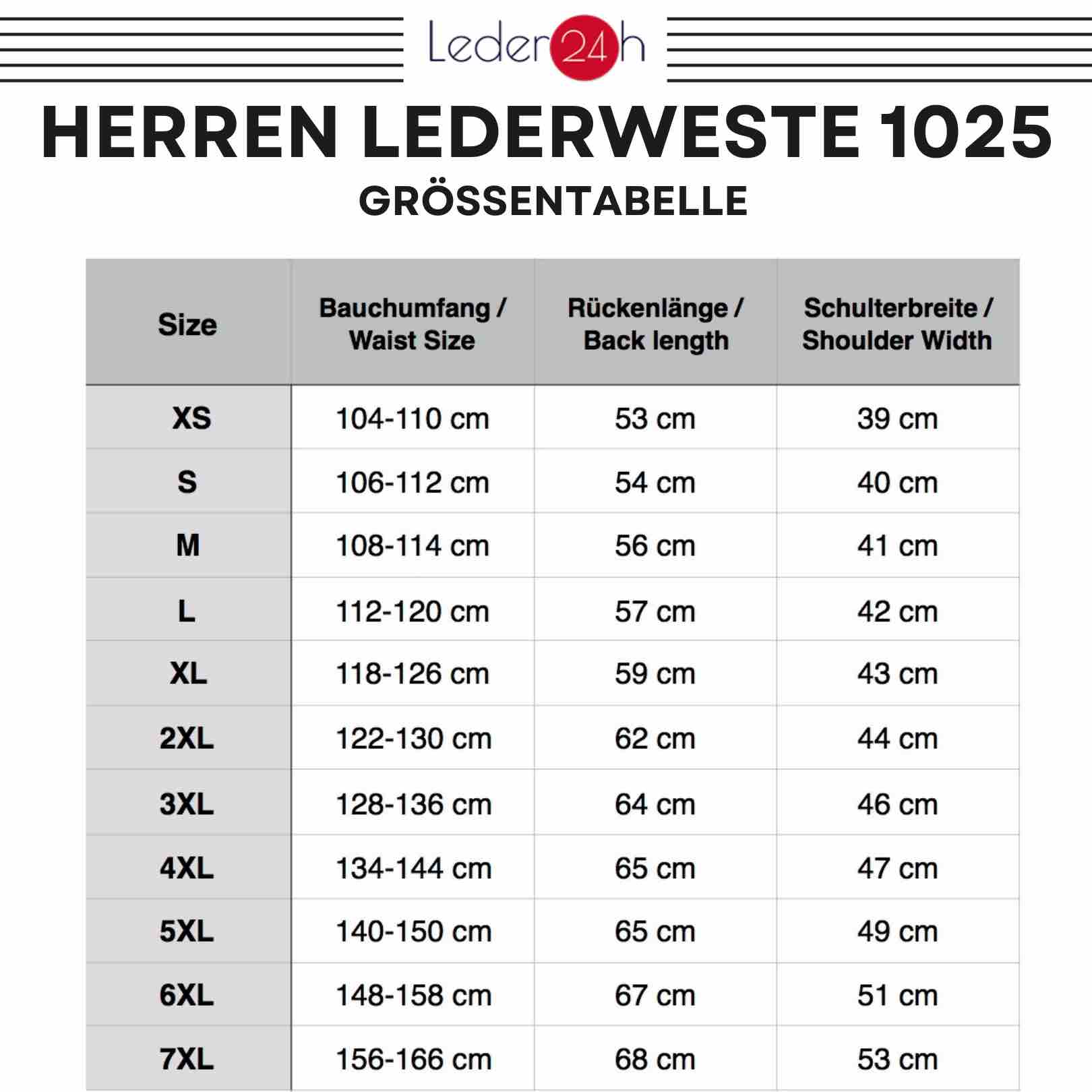 Motorrad Lederkutte Schwarz