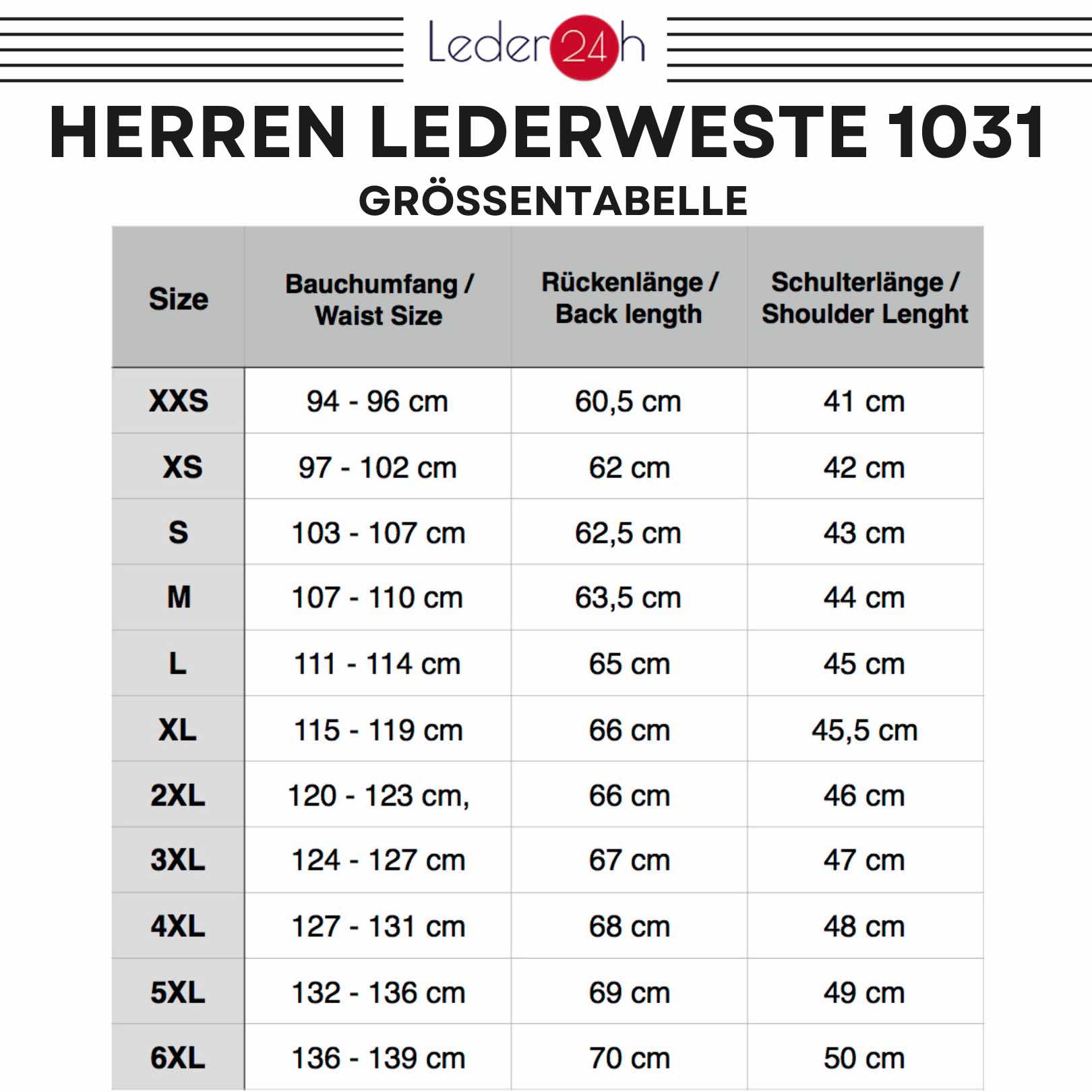 Outdoor Lederweste Herren