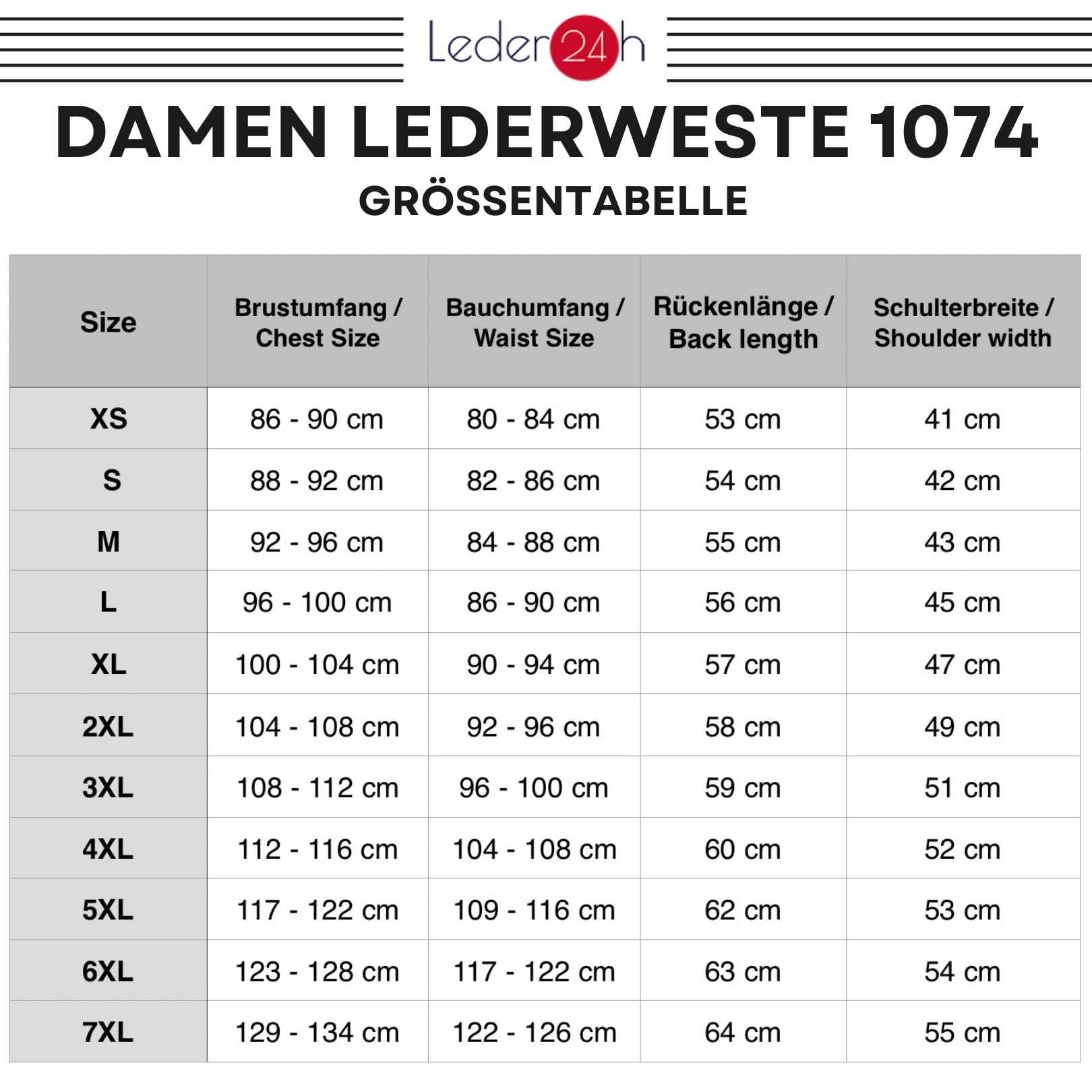 Luxuriöse Nieten Lederweste Damen