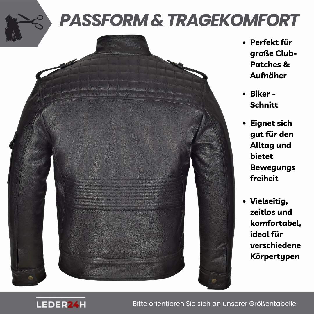 Motorrad Lederjacke Herren