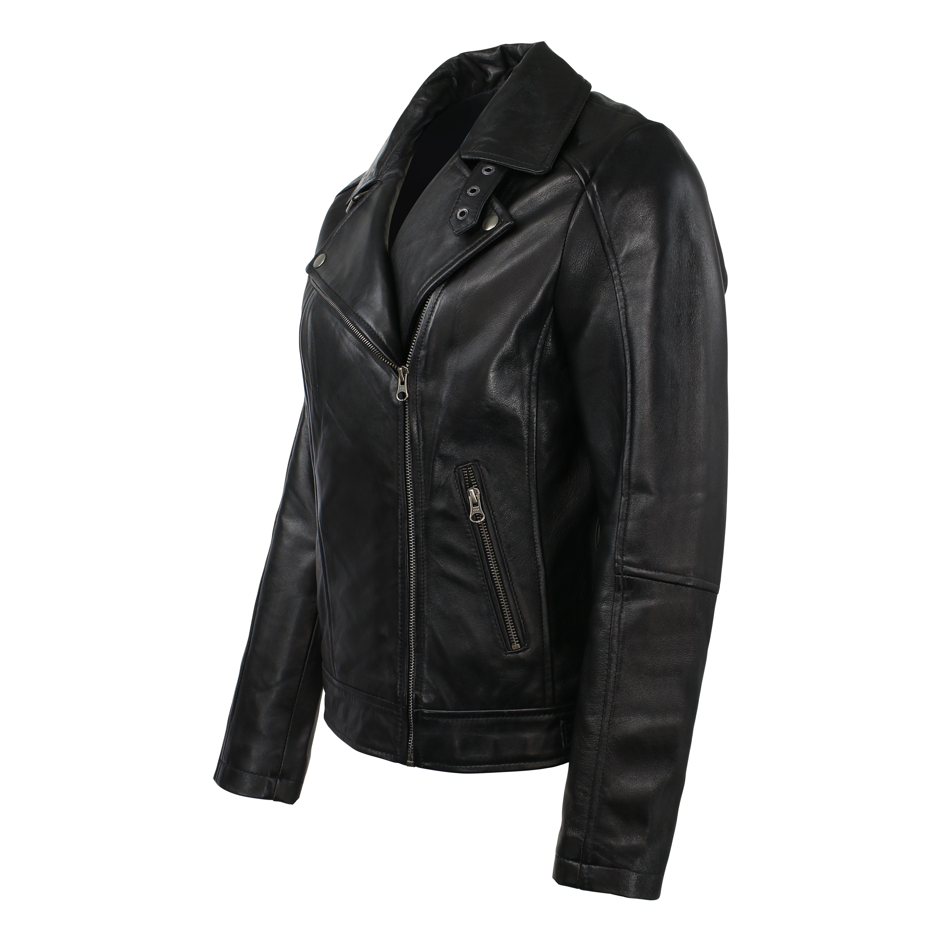 Exklusive Lederjacke Gelb Damen