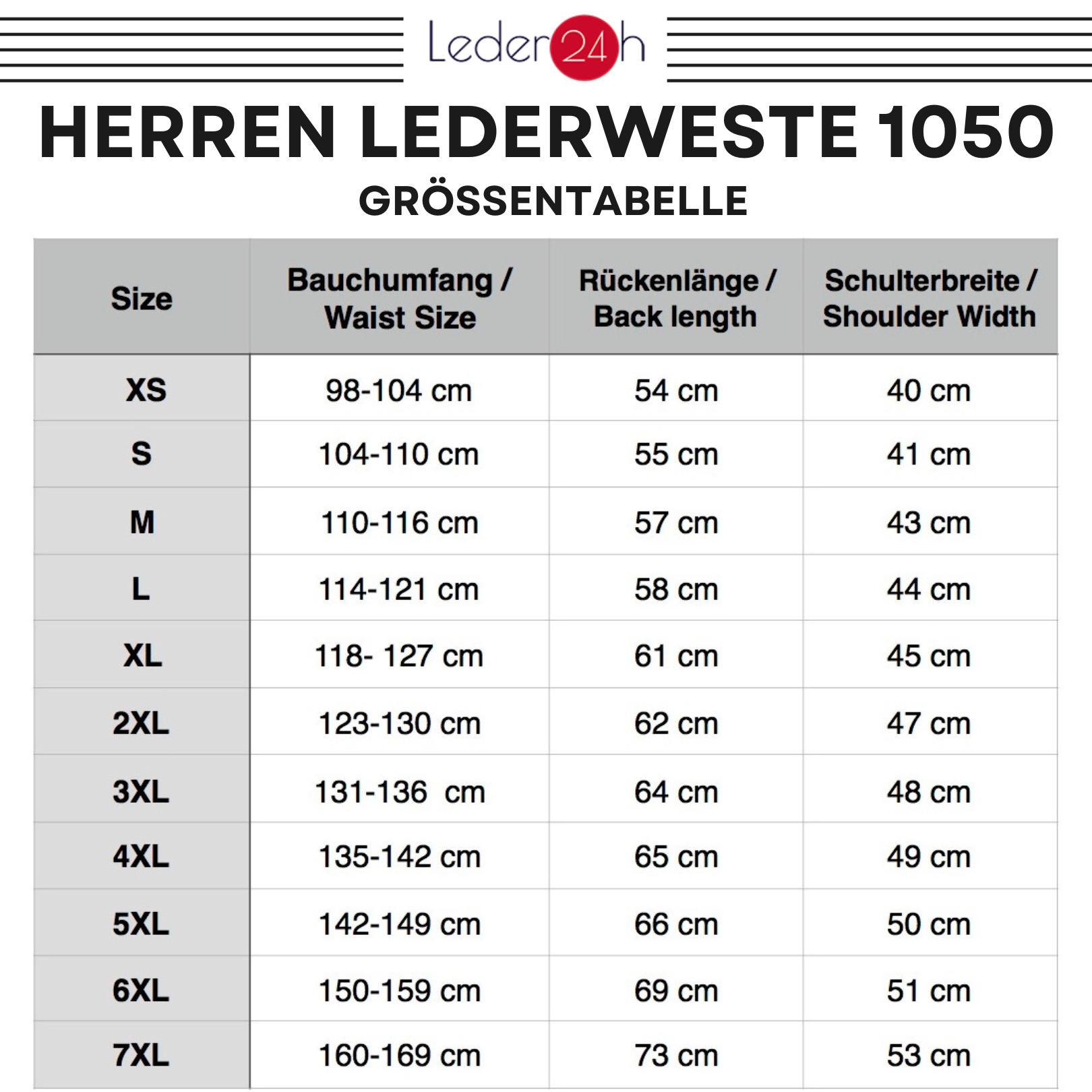 Biker Lederweste Braun